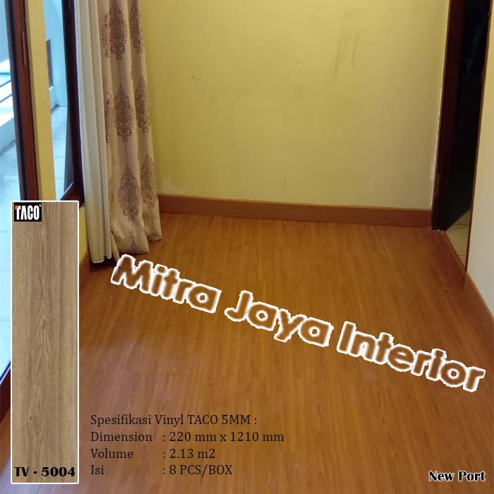 Vinyl Planks 5mm 1 Pemasang Vinyl Taco TV 5004
